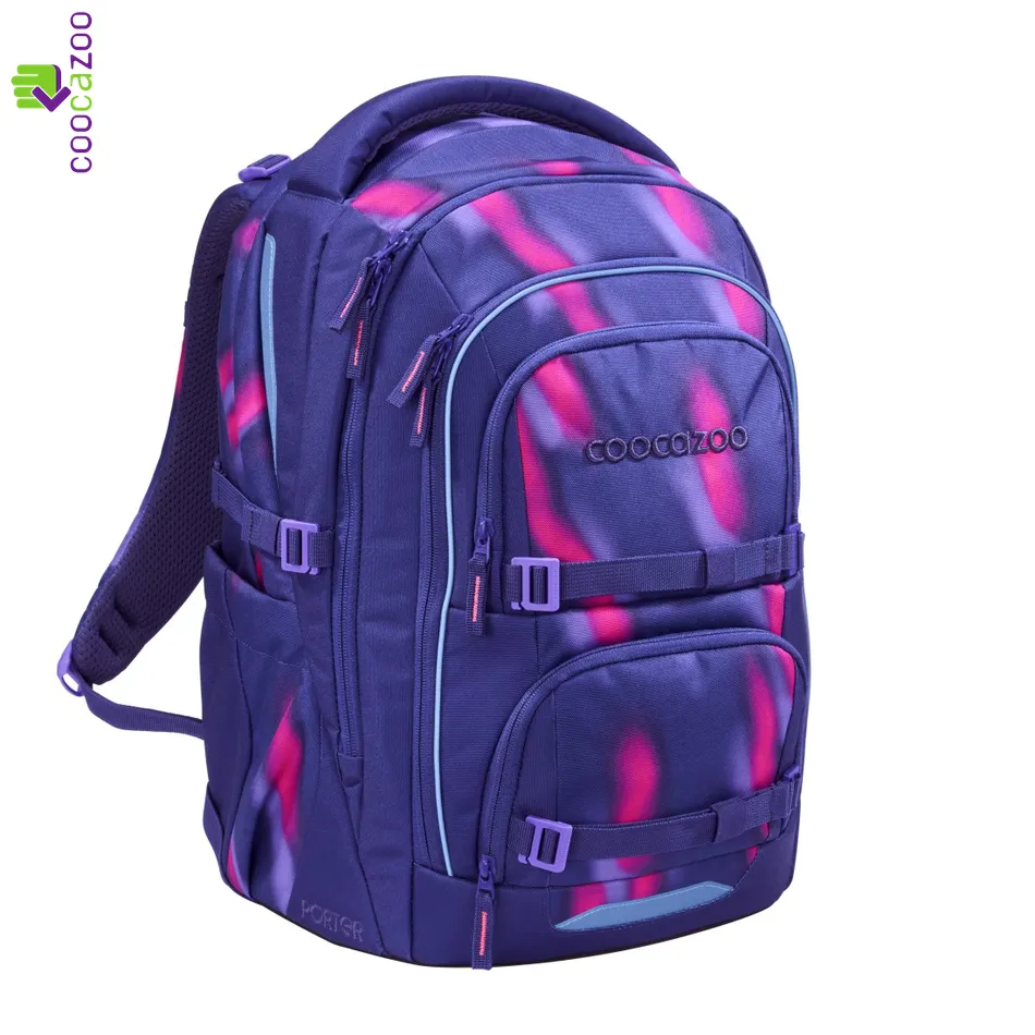 Školský batoh COOCAZOO PORTER, Aurora Glow, AGR certifikát
