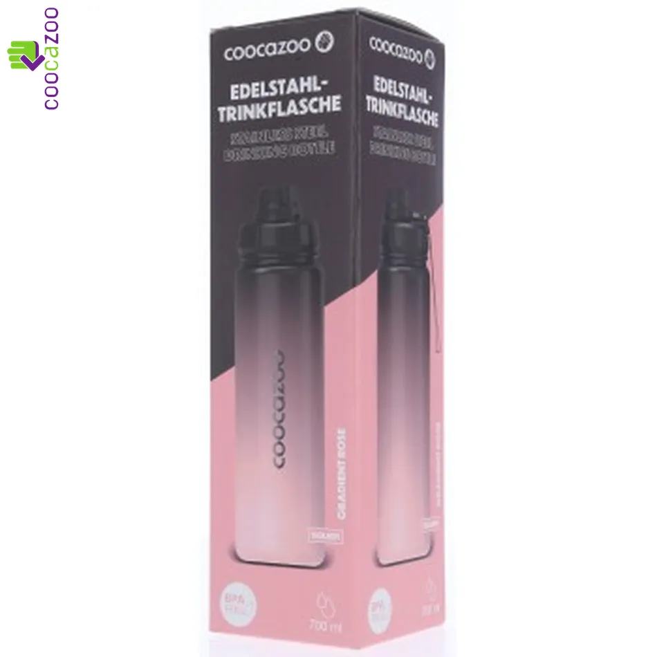 Izolovaná fľaša na vodu COOCAZOO 0,7 l, Gradient Rose