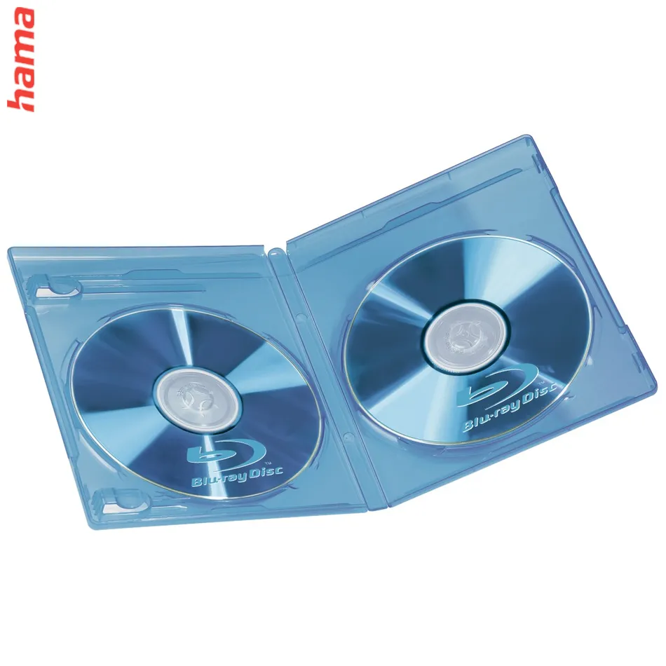 Hama Standard Double, obal na 2 Blu-ray disky, modrý, balenie 3 ks