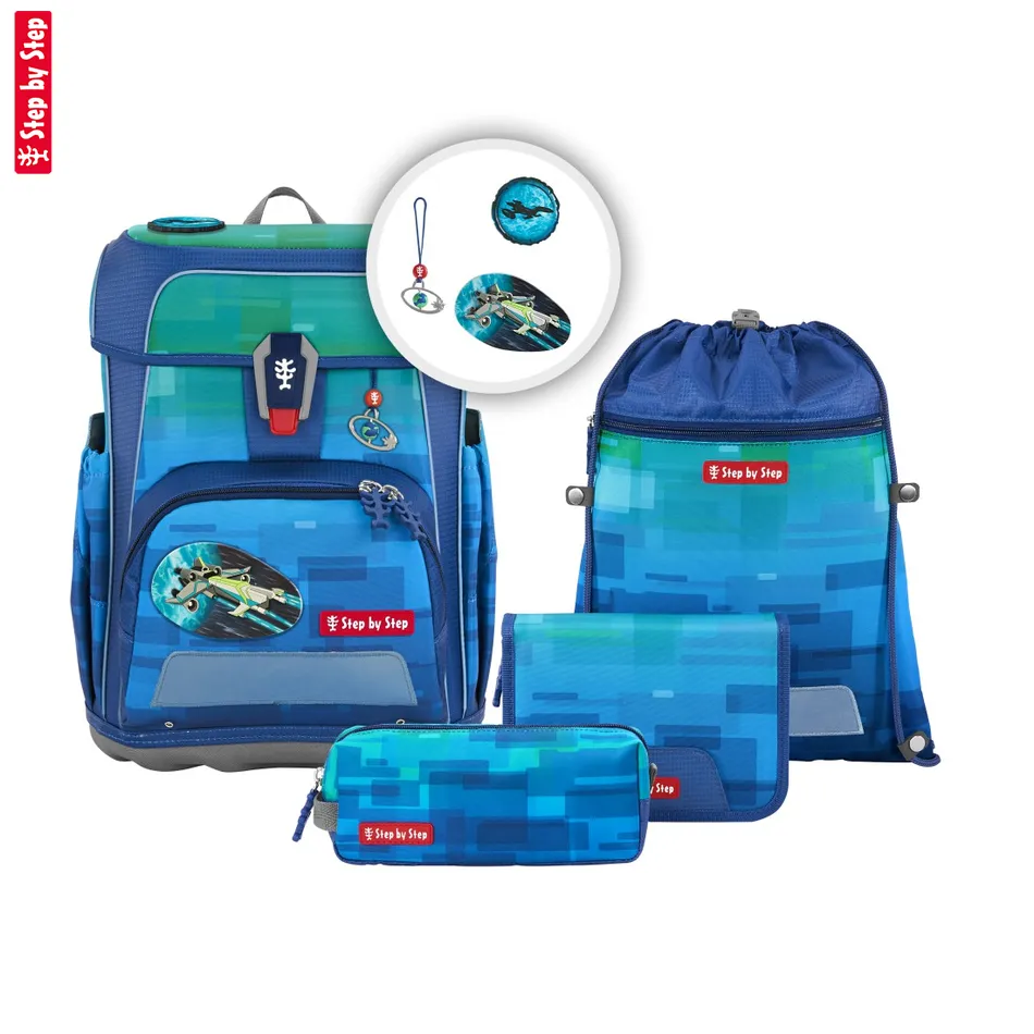 Step by Step školská taška CLOUD OCEAN Space Craft Spike – 5-dielny set s AGR certifikátom