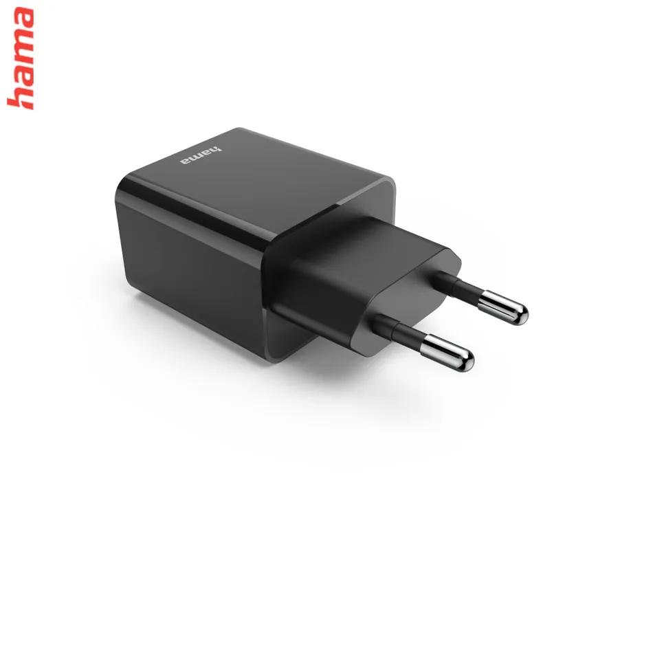 Hama rýchla USB nabíjačka USB-C PD 20 W, čierna