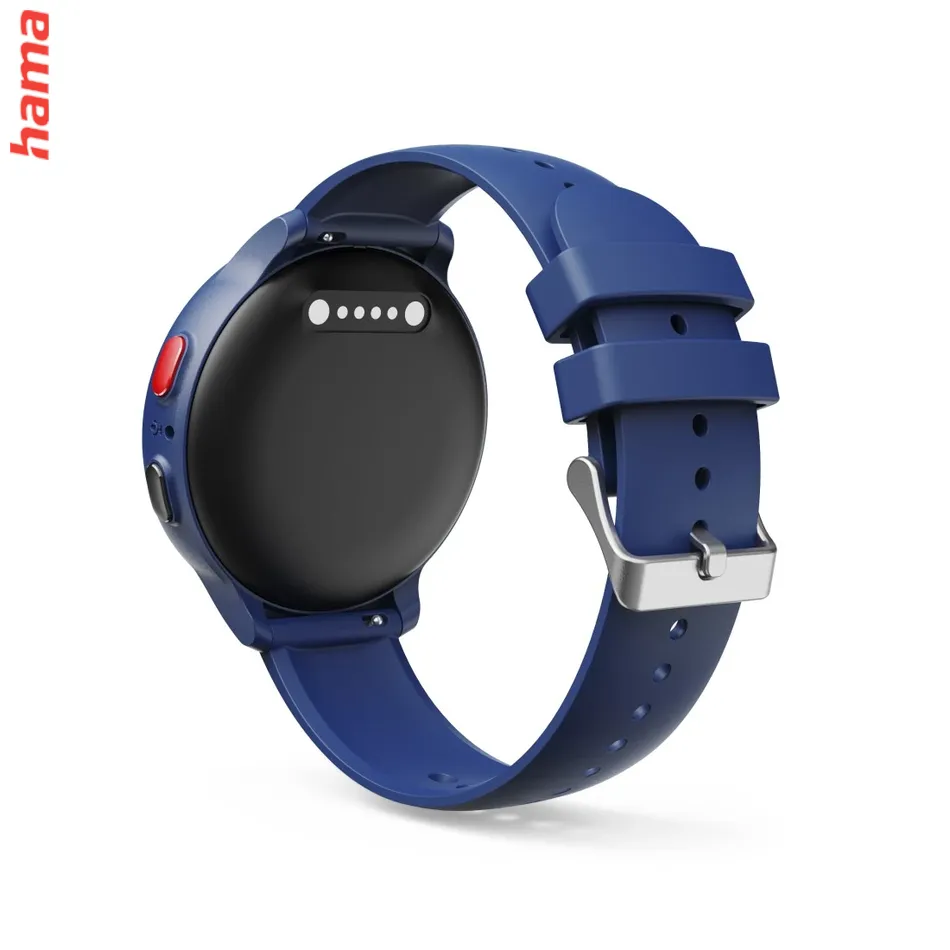 Detské smart hodinky, SIM, GPS, SOS tlačidlo, hlasové/video hovory, modré