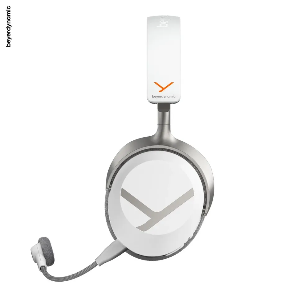 beyerdynamic slúchadlá MMX 100 Wireless bezdrôtový herný headset, USB/Bluetooth, biely