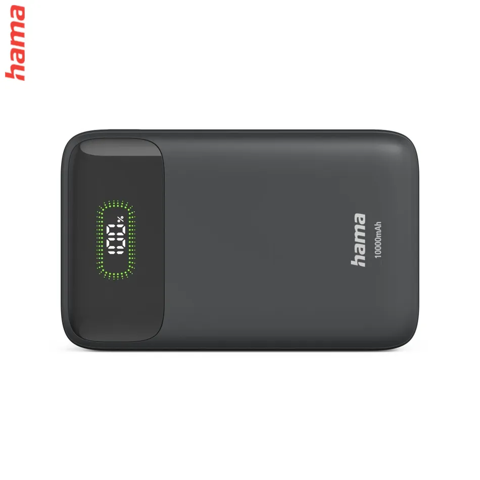 PD10-W20 powerbanka, 10000 mAh, 20 W, 2x USB-C, 1x USB-A, displej
