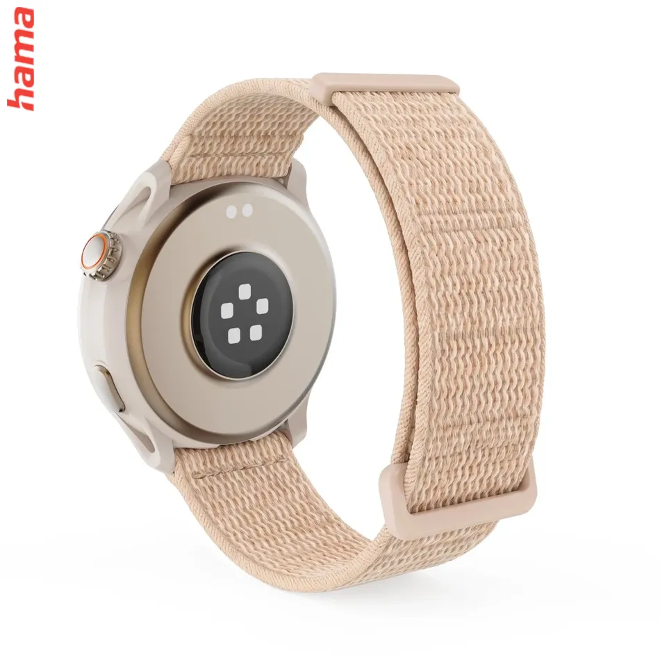Smart hodinky 9050, bežecké, GPS, offline mapy, 45 mm, 5 ATM, béžové