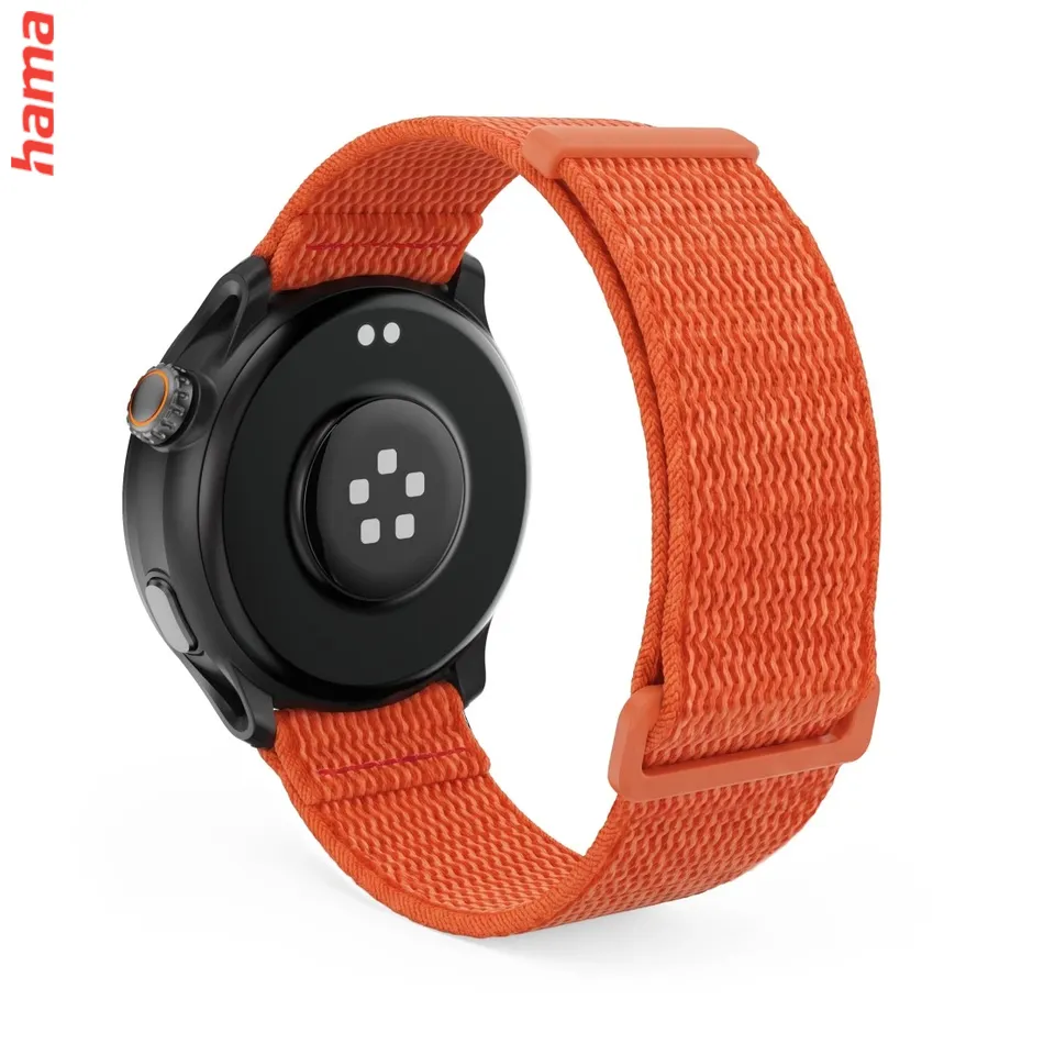 Smart hodinky 9050, bežecké, GPS, offline mapy, 45 mm, 5 ATM, oranžové