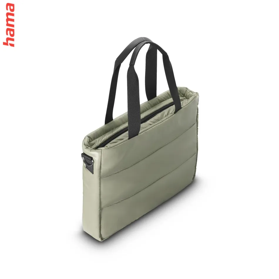 Hama taška na notebook Quilt, shopper, do 16,2 palca (41 cm), šalviová