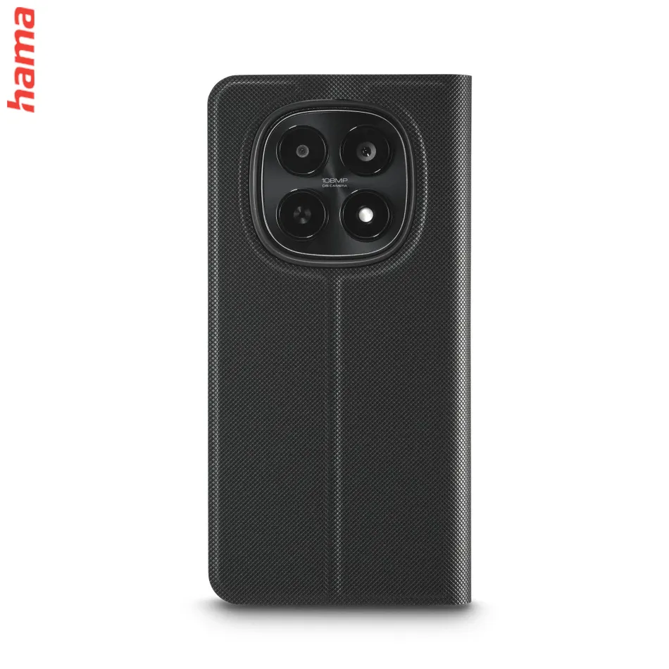 Hama Xiaomi Redmi Note 15 puzdro, čierne knižkové, Daily Protect