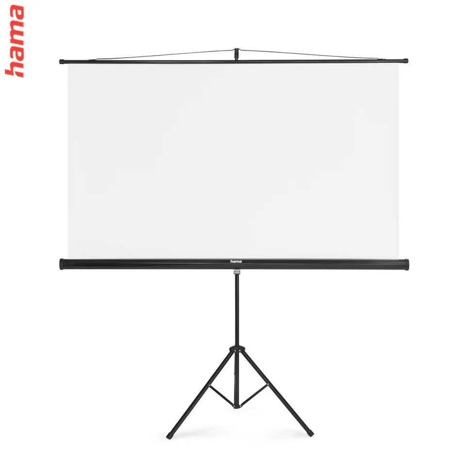 Hama plátno na projektor 2v1, 180 x 180 cm, so statívom, biele