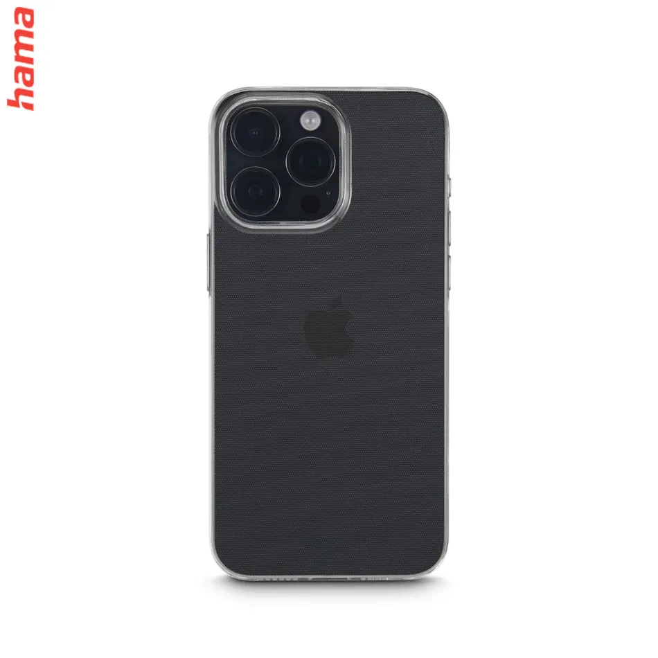 Hama priehľadný kryt na iPhone 15 Pro, Always Clear, z Nemecka