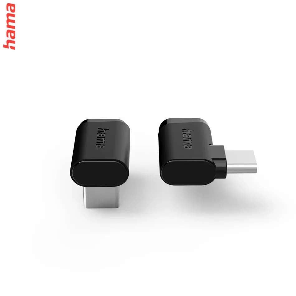 Hama redukcia USB C 3.2 kolmá, 10 Gb/s, 240 W, 2 ks, čierna