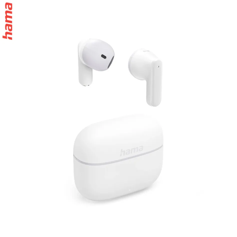 Hama slúchadlá do uší Freedom Light II, Bluetooth, TWS, mikrofón, biele