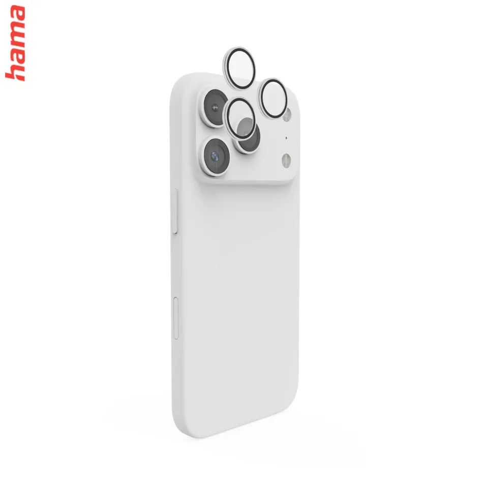 Hama sklo na kameru iPhone 17 Pro/Pro Max Lens Protect, 3 ks