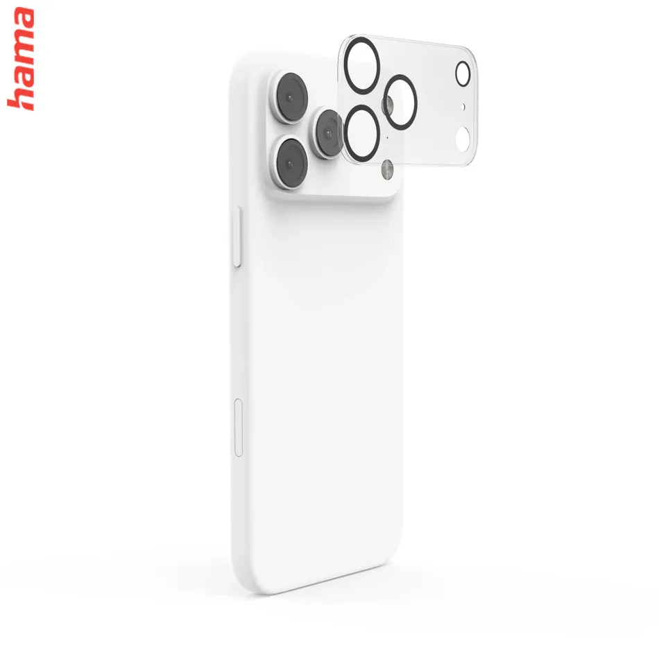 Hama ochrana kamery iPhone 17 Pro Max Cam Protect, tvrdené sklo