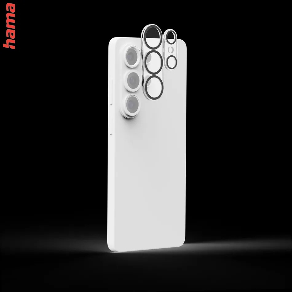 Hama ochrana kamery Samsung S26 Ultra Cam Protect, tvrdené sklo