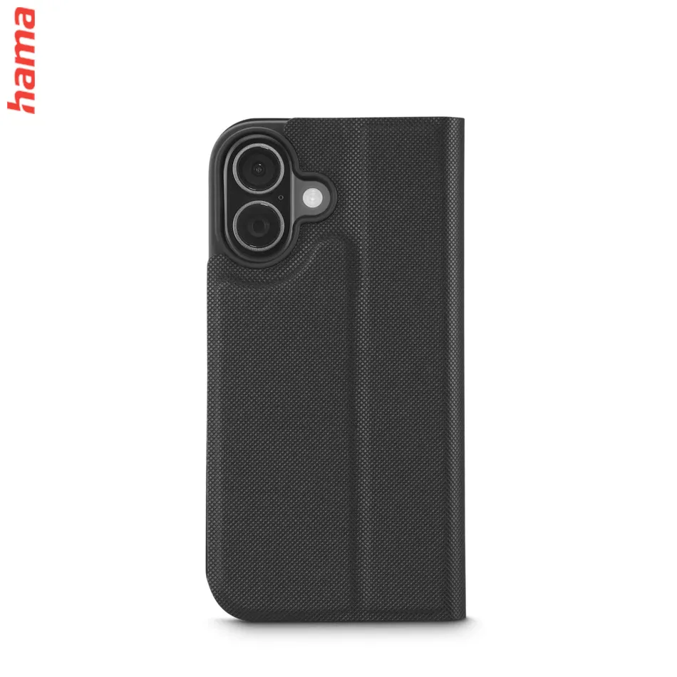 Hama Knižkové puzdro na mobil Daily Protect pre iPhone 17, čierne