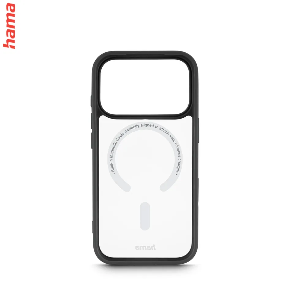 Hama Kryt na iPhone 17 Pro/18 Pro Frame Protect, magnetický čierny rám