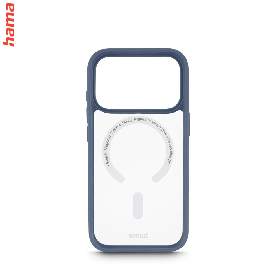 Hama Kryt na iPhone 17 Pro/18 Pro Frame Protect, magnetický modrý rám