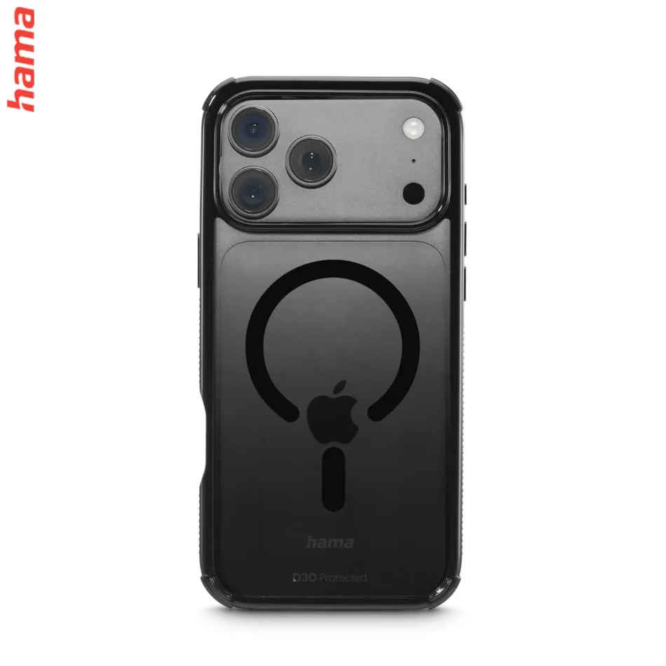 Hama Kryt na iPhone 17 Pro Max/18 Pro Max Extreme Protect, magnetický čierny