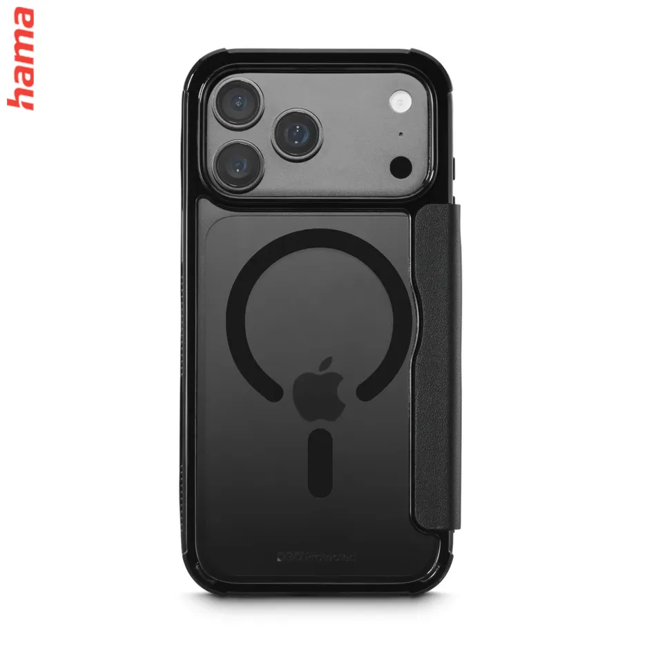 Hama Obal na iPhone 17 Pro Max/18 Pro Max Extreme Protect, knižkový magnetický