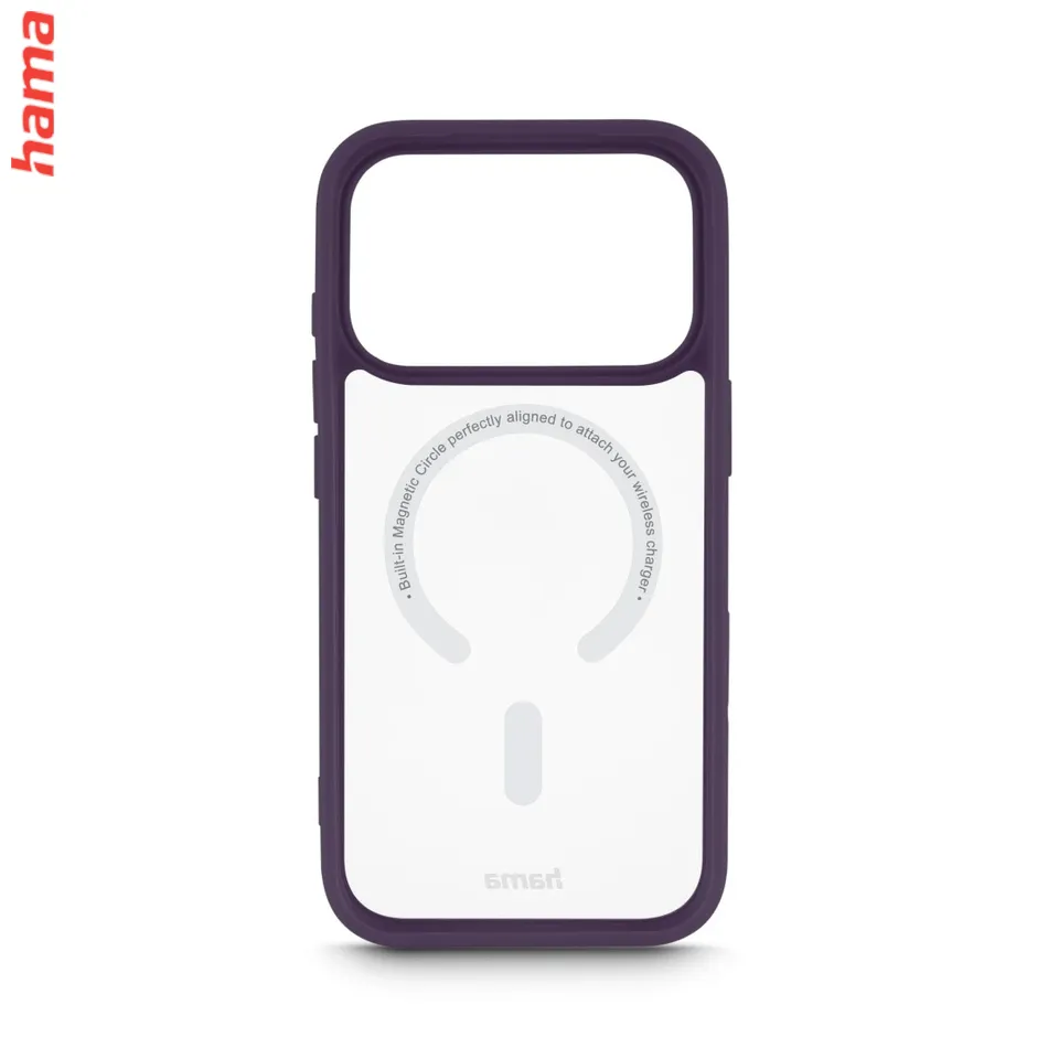 Hama Kryt na iPhone 17 Pro Max/18 Pro Max Frame Protect, tmavočervený rám
