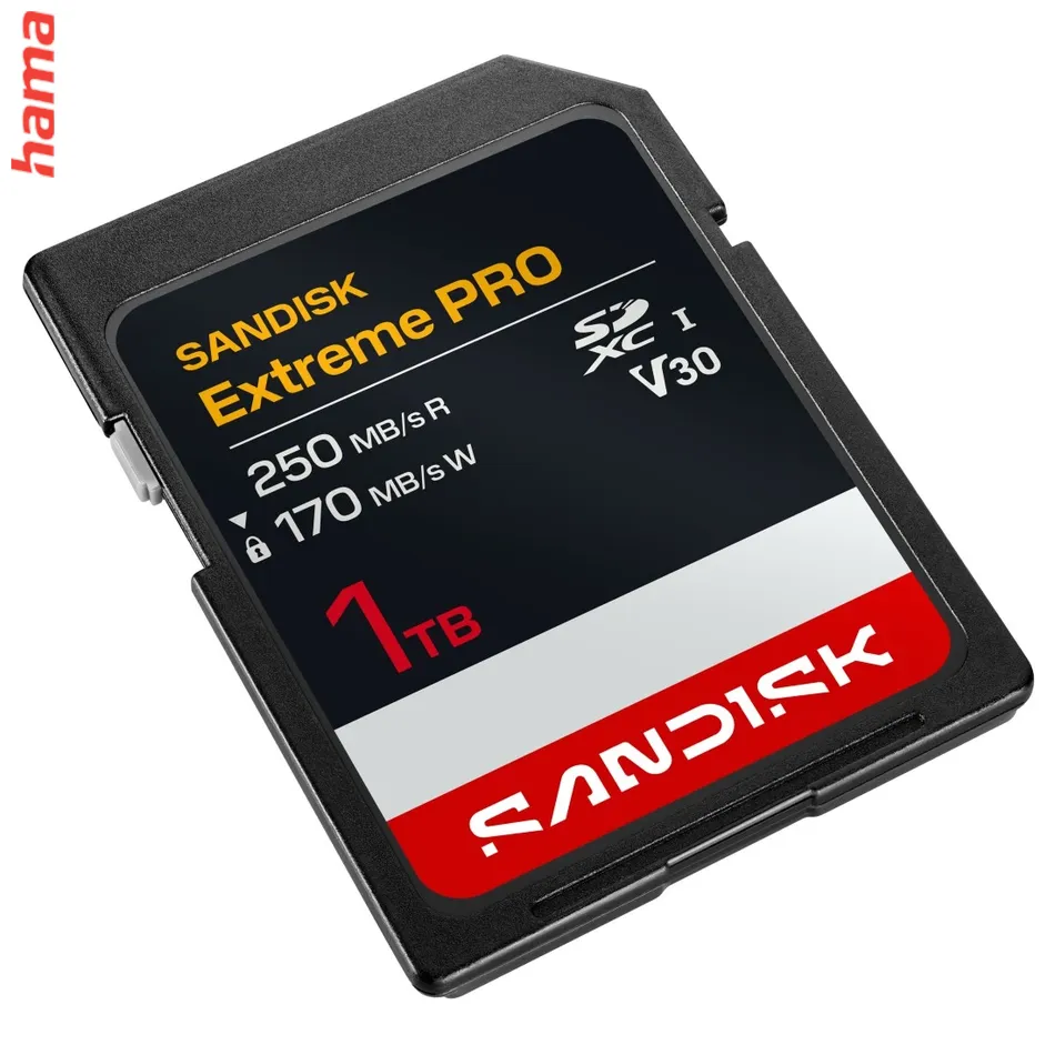 SanDisk SD karta Extreme PRO SDXC 1 TB, UHS-I V30 U3, 250/170 MB/s