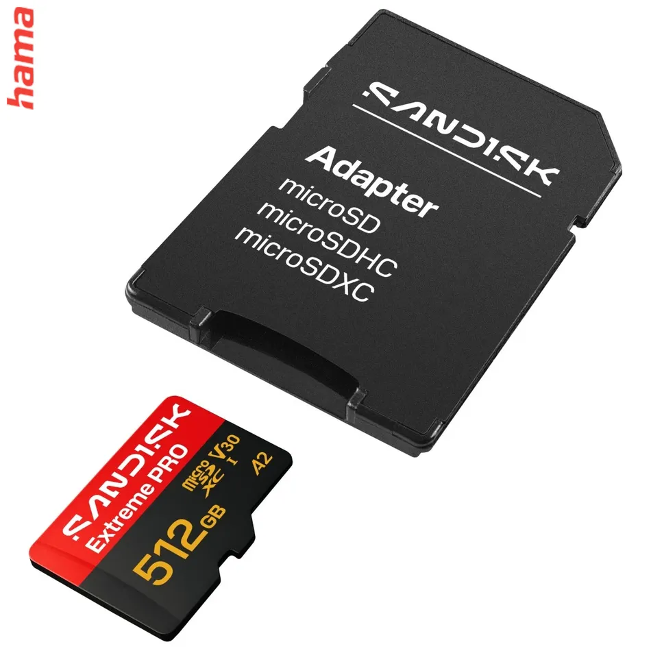 SanDisk micro SD karta Extreme PRO 512 GB, UHS-I V30 A2, 250/170 MB/s