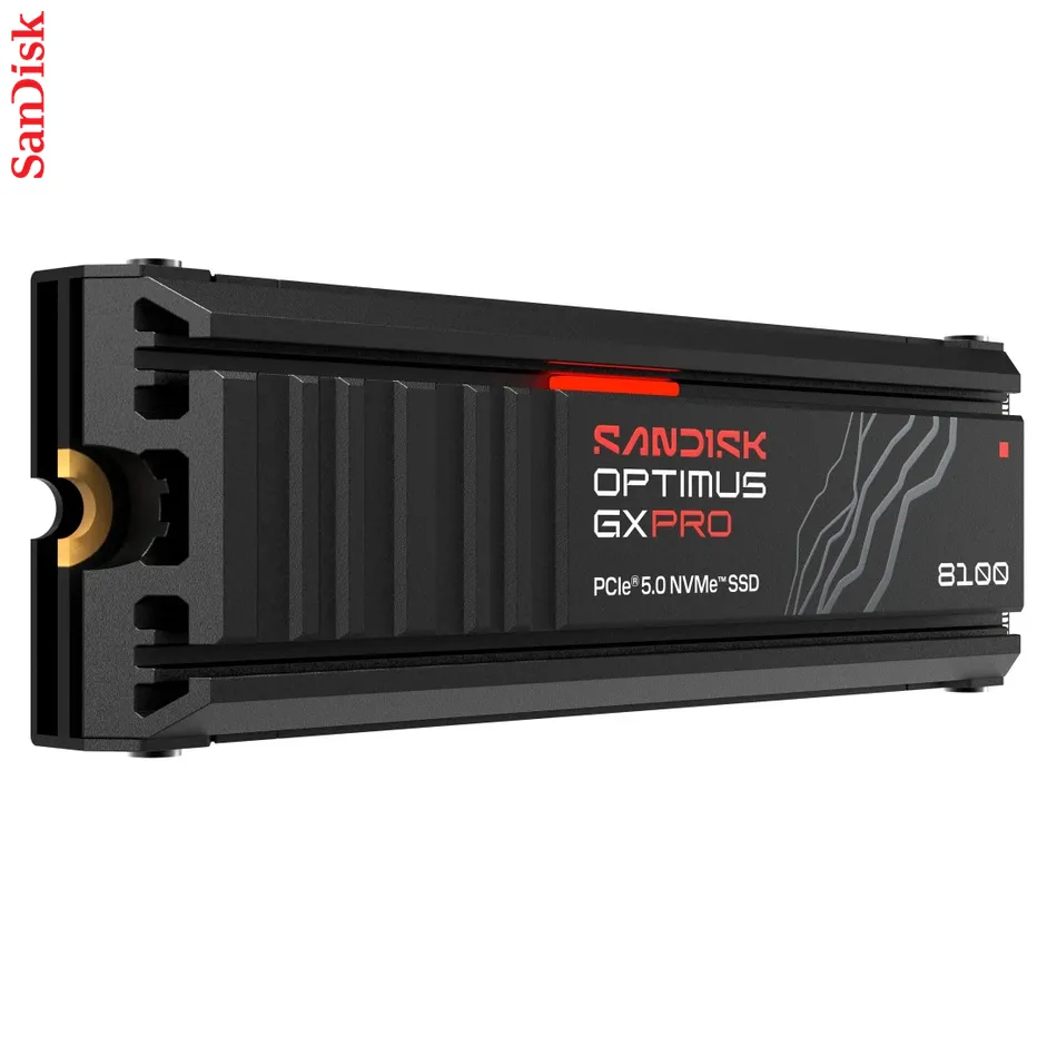 SanDisk Optimus GX PRO 8100 1 TB, interný NVMe SSD disk M.2 s chladičom
