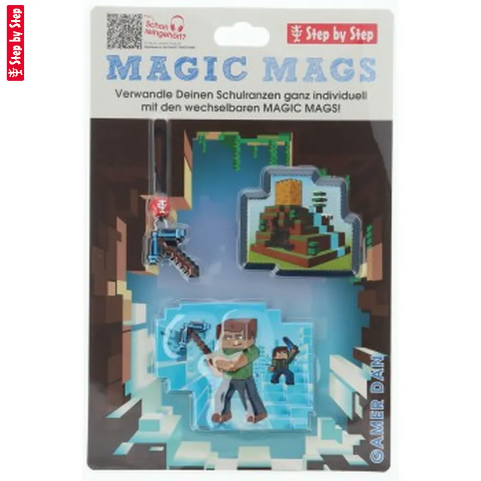 Doplnkový set obrázkov MAGIC MAGS Gamer Dan k aktovkám GRADE, SPACE, CLOUD, 2IN1 a KID