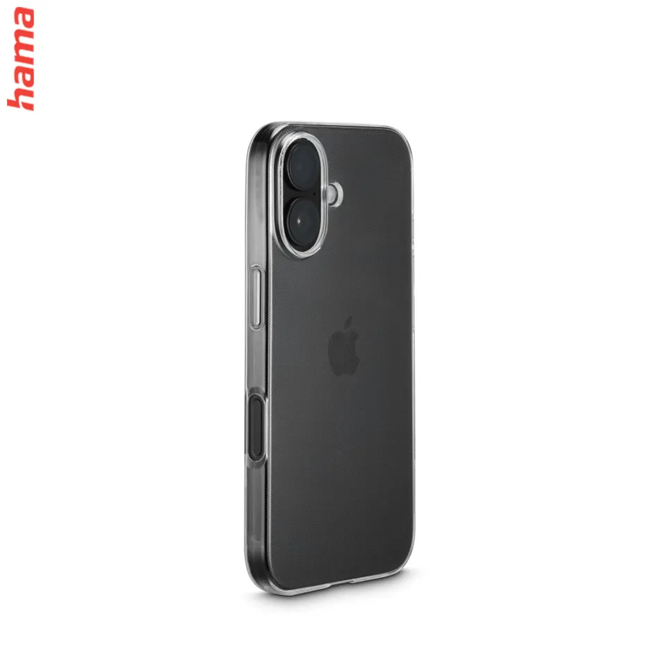 Hama Always Clear, kryt pre Apple iPhone 16, vždy priehľadný, nezažltne  