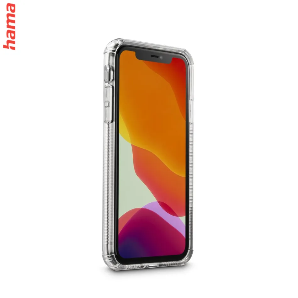 Hama Extreme Protect, kryt pre Apple iPhone 11, materiál D3O®, nezažltne, priehľadný  