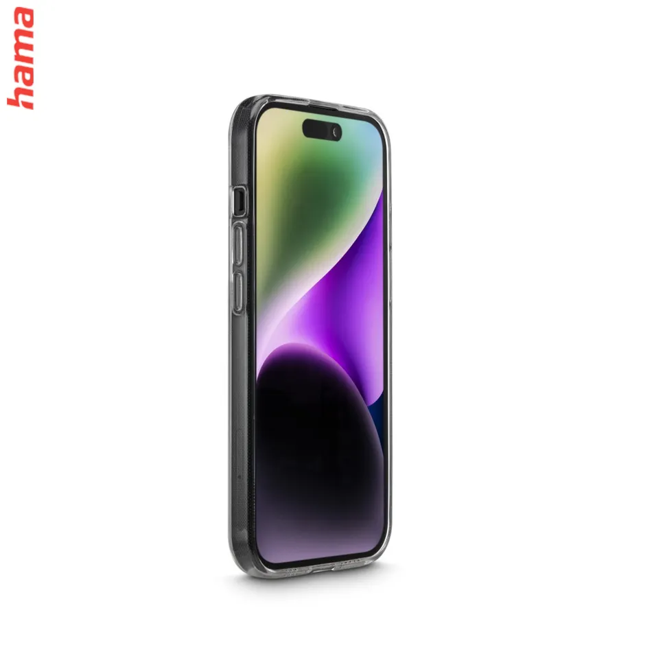 Hama Always Clear, priehľadný kryt pre iPhone 14 Plus, anti-žltnutie  