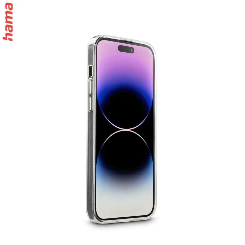 Hama Always Clear, priehľadný kryt pre iPhone 14 Pro Max, anti-žltnutie  