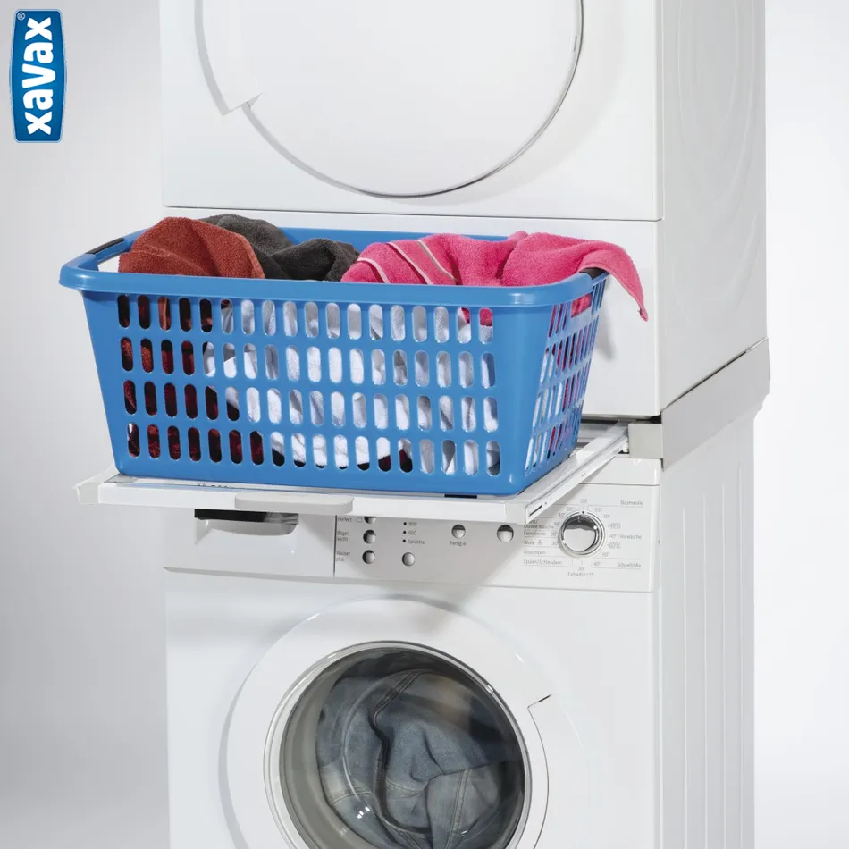 Xavax spojovací medzikus pre práčku/sušičku, s výsuvným sušiakom, univerzálny  