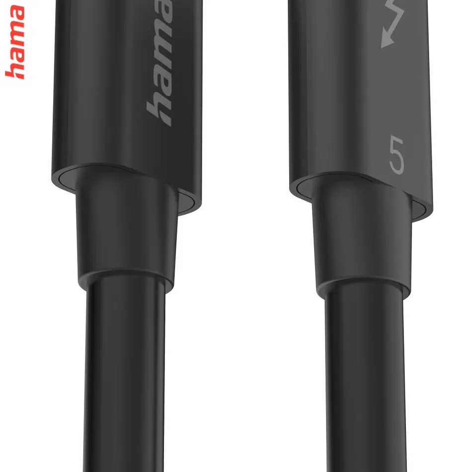 Hama Thunderbolt 5 kábel, USB-C, 1 m, 80 Gb/s, 240 W