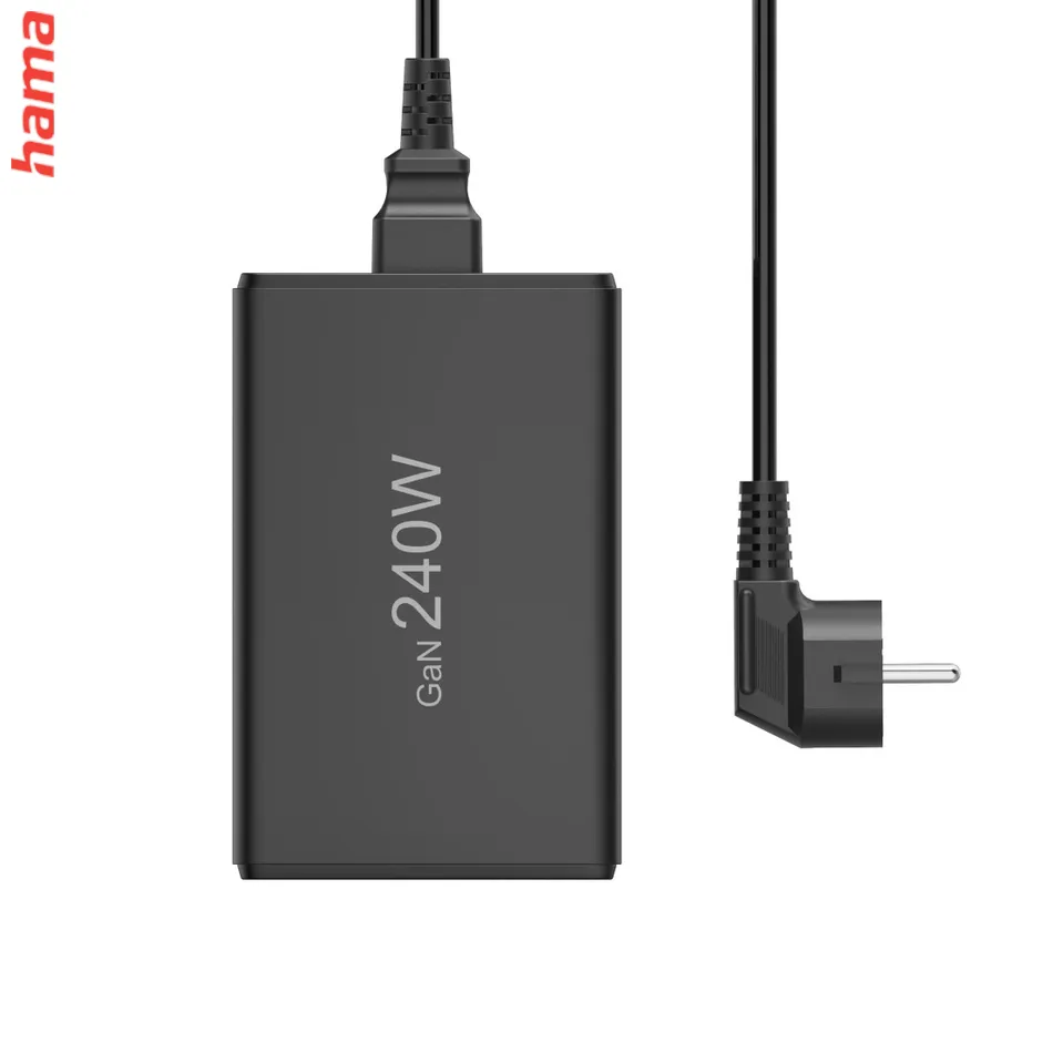 Hama USB nabíjacia stanica GaN, 4x USB-C PD, 1x USB-A QC, 240 W