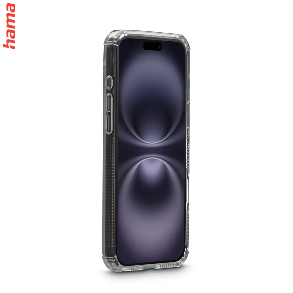 Hama Extreme Protect, kryt pre Apple iPhone 16 Plus, magnetický, D3O®, nezažltne, priehľadný