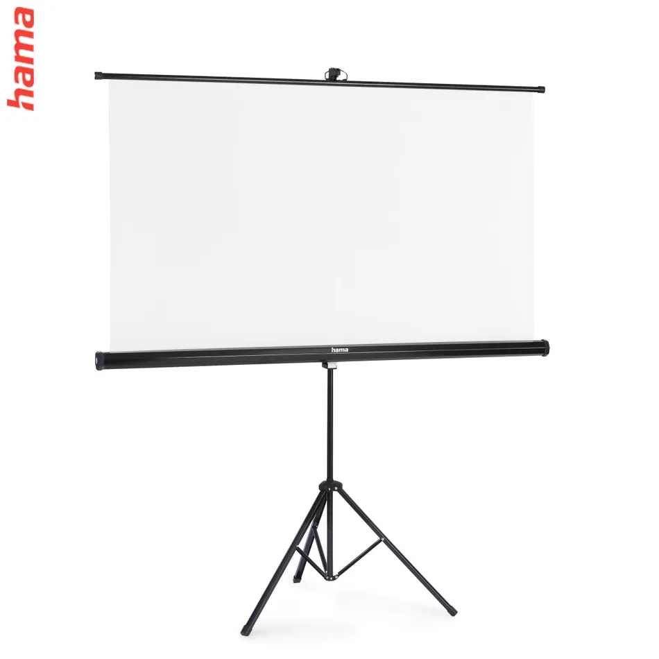 Hama projekčné plátno 2v1, 155x155 cm, uhlopriečka 219 cm, so statívom, prenosné, biele