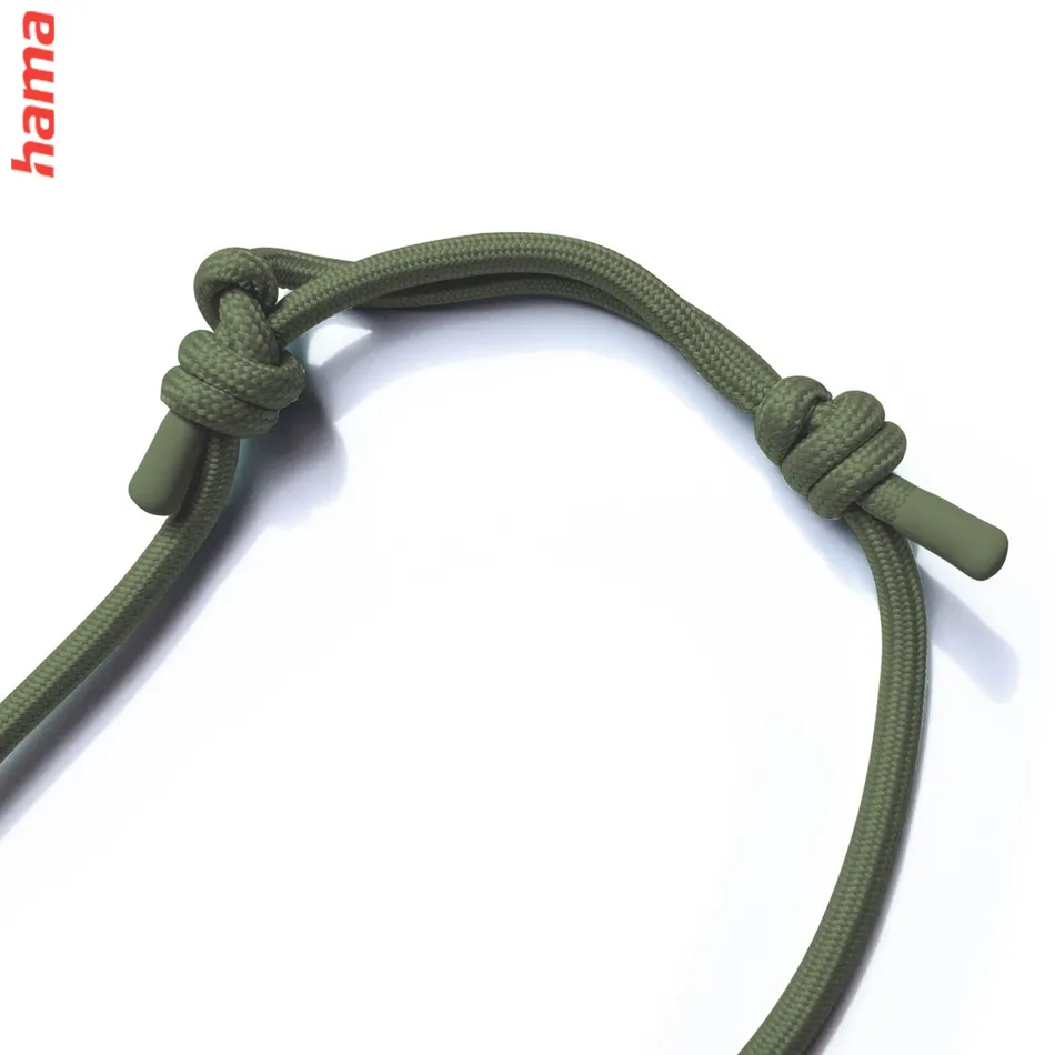 Black Rock Universal Lanyard, šnúrka na mobil, s karabínkou, 30-60 cm, olivová zelená