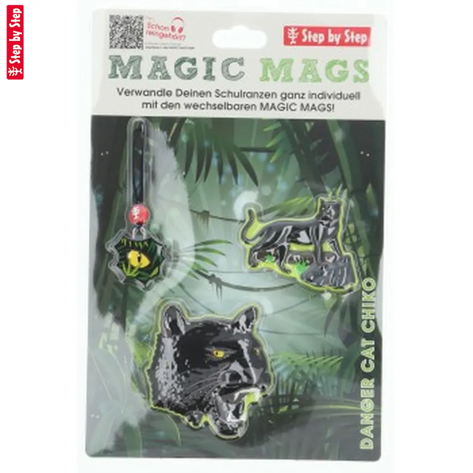 Doplnkový set obrázkov MAGIC MAGS Danger Cat Chiko k aktovkám GRADE, SPACE, CLOUD, 2IN1 a KID