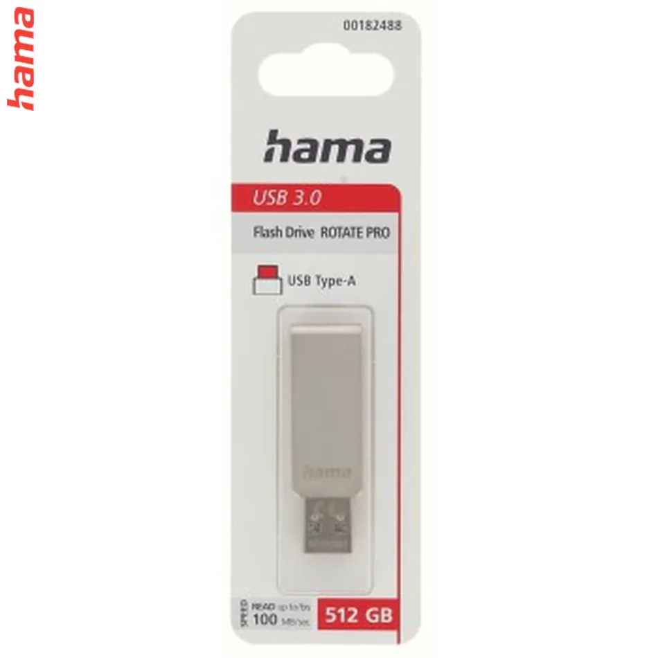Hama USB flash disk Rotate Pro, USB 3.0, 512 GB, 100 MB/s