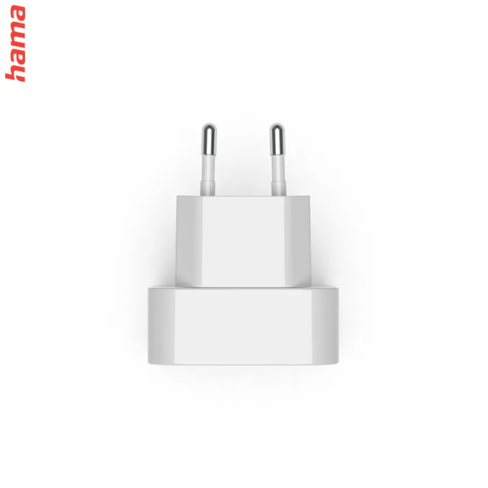 Hama rýchla USB nabíjačka GaN, 2x USB-C PD/QC 40 W, skladacia