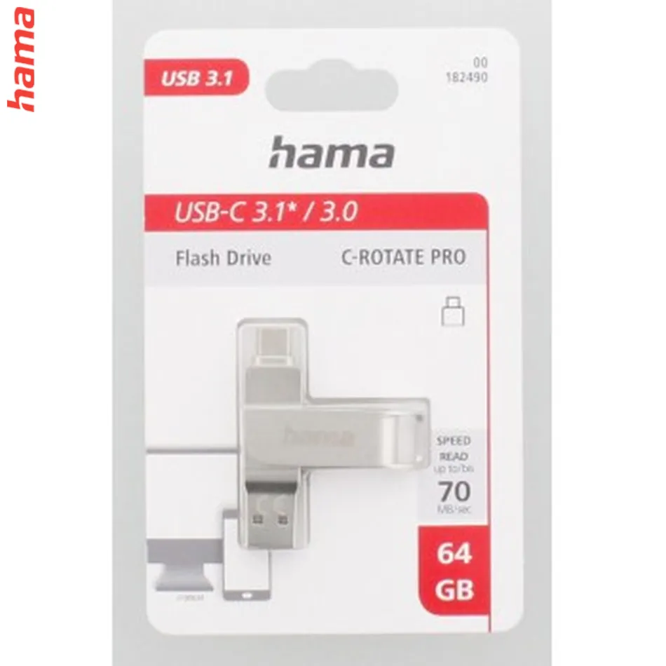 HAMA USB Flash disk UNI-C Classic USB-C 3.1 64 GB