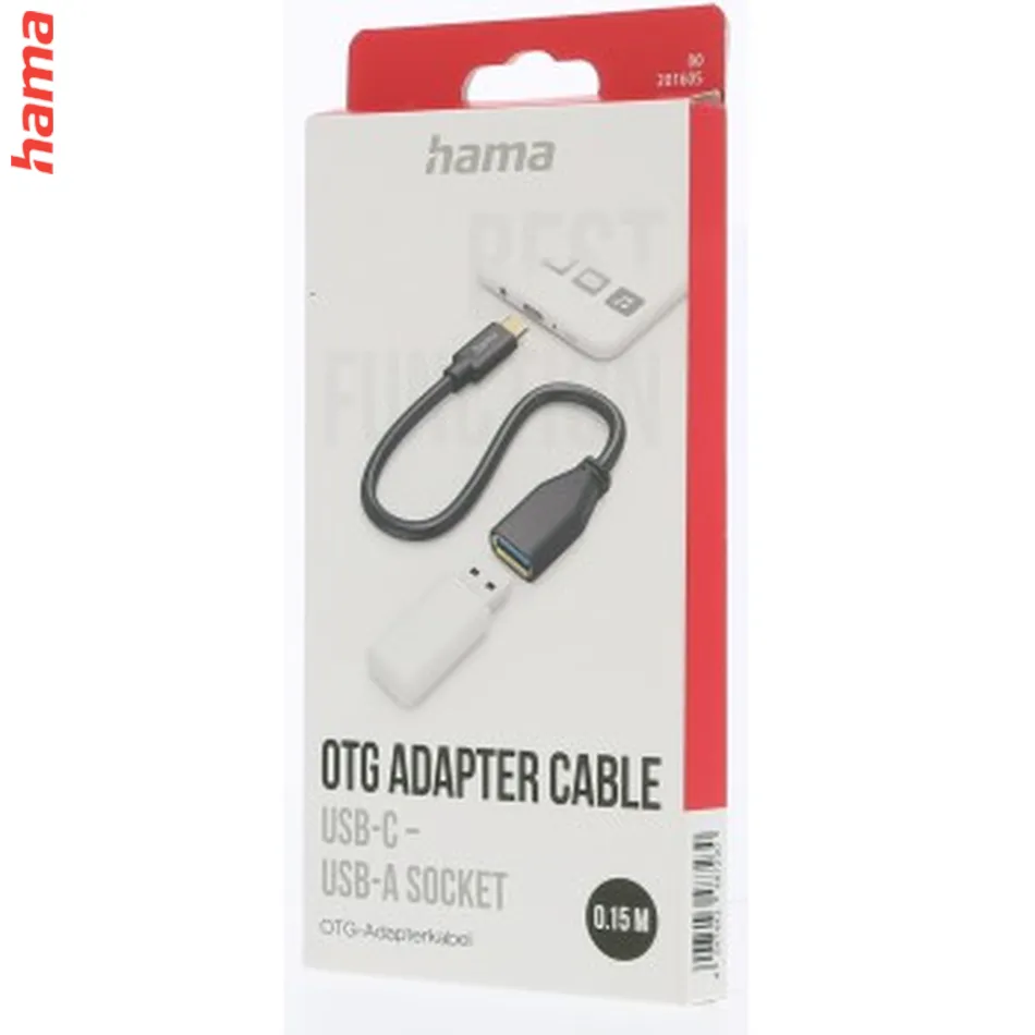 Hama OTG redukcia USB-C na USB-A, 5 Gb/s, 15 cm