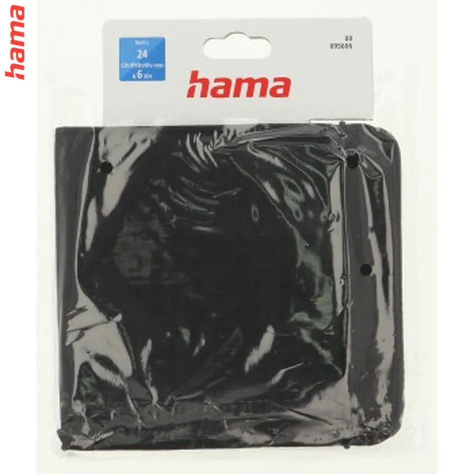 Hama Ready for Business, puzdro na 24 CD/DVD/Blu-ray + 6 SD/MMC/xD/MemoryStick, čierne