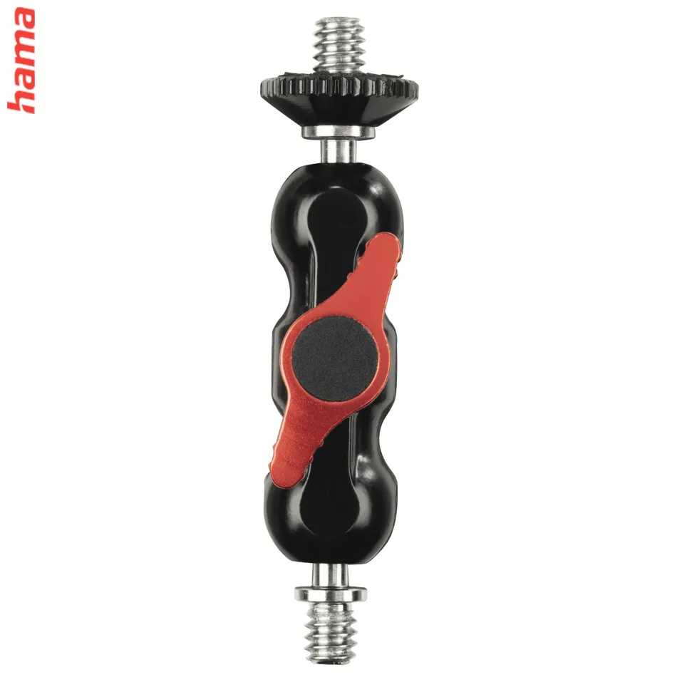 Hama Twin Ball 72, rameno s 2 guľovými kĺbmi pre kruhové LED svetlá, 2x 1,4