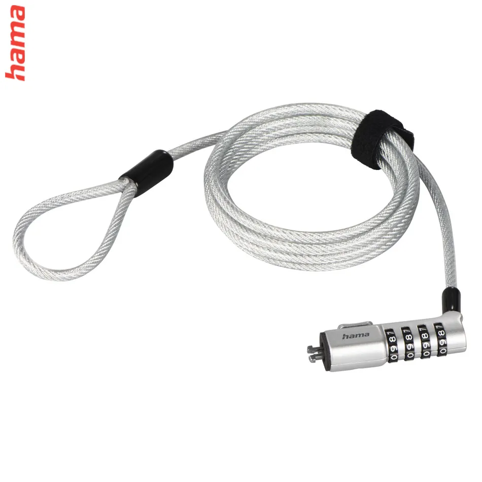 Hama zámka na notebook Nano, 4-miestny číselný kód, antracitová