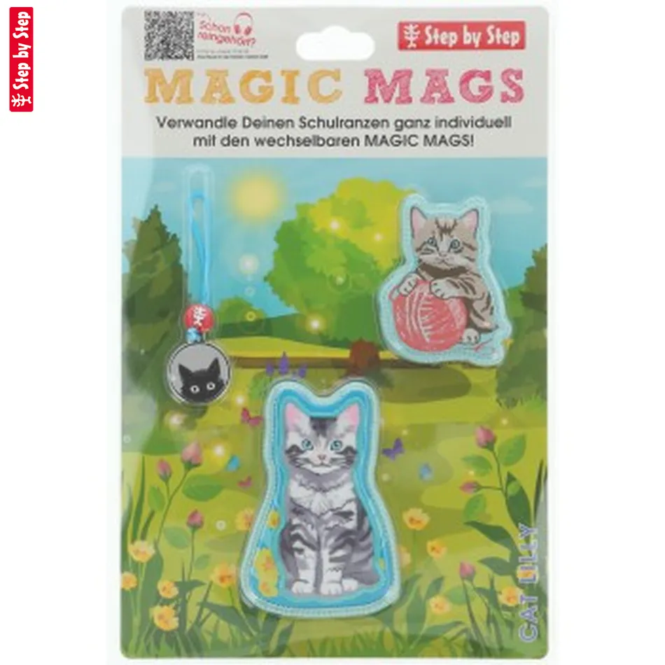 Doplnkový set obrázkov MAGIC MAGS, Bagger Rocco, pre aktovky a ruksaky Step by Step