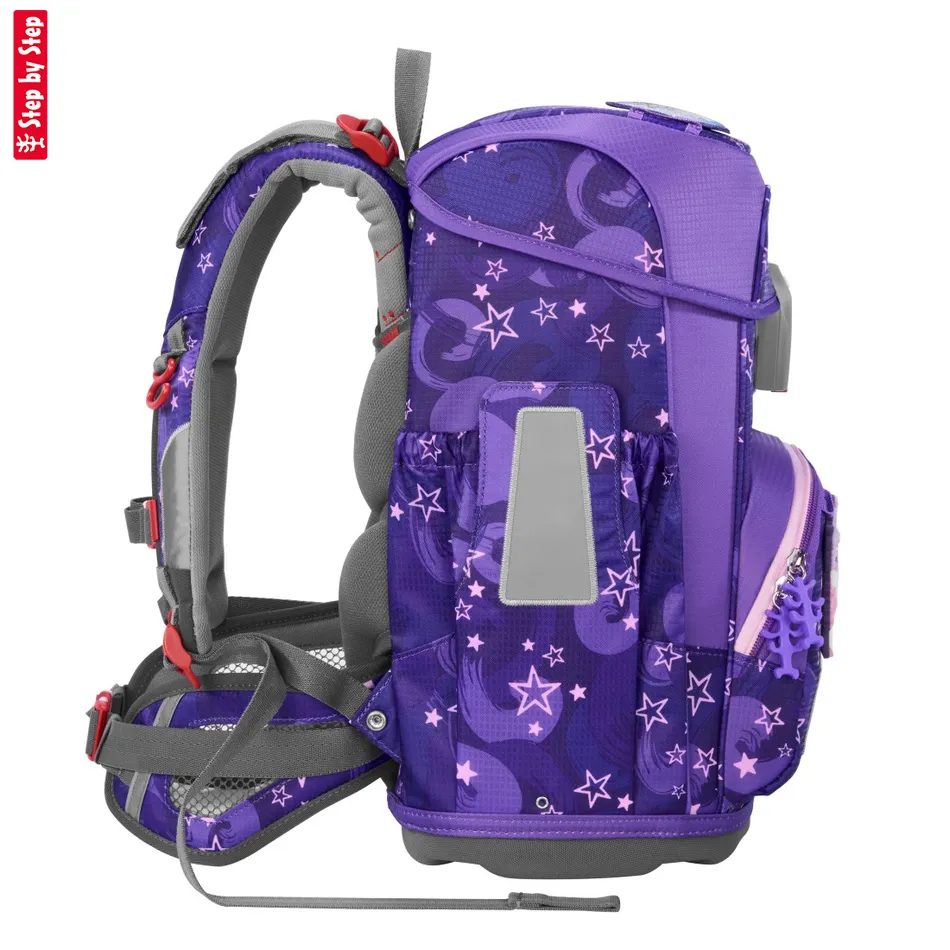 Školská aktovka Step by Step CLOUD, Pegasus Liv - 5-dielny set, AGR certifikát