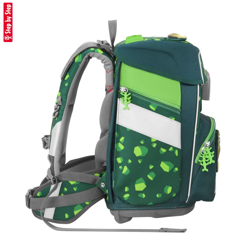 Školská aktovka-taška Step by Step SPACE, Dino Targo - 5-dielny set, AGR certifikát